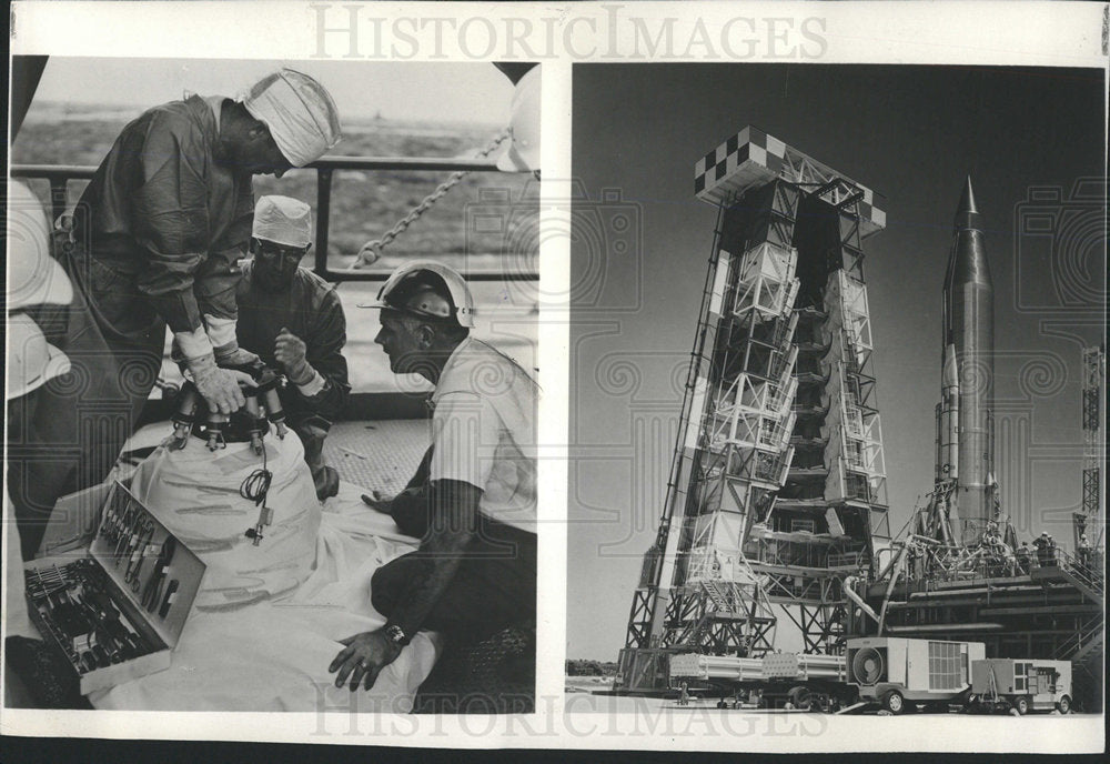 1960Press Photo Pictures from the book  THE MISSILE MEN - Historic Images