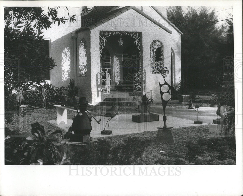 1972 Press Photo Siesta Key Art Galleries Beautiful Pic - Historic Images