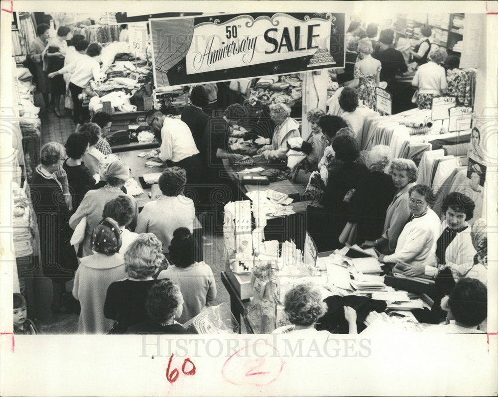 Press Photo Anniversary Sale Sierras King Rogers  - Historic Images