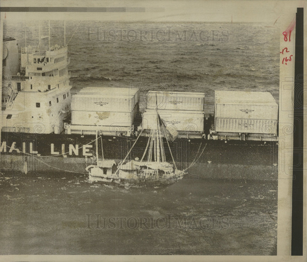 1974 Press Photo Tai Ki Washington Adak Island Pacific - Historic Images