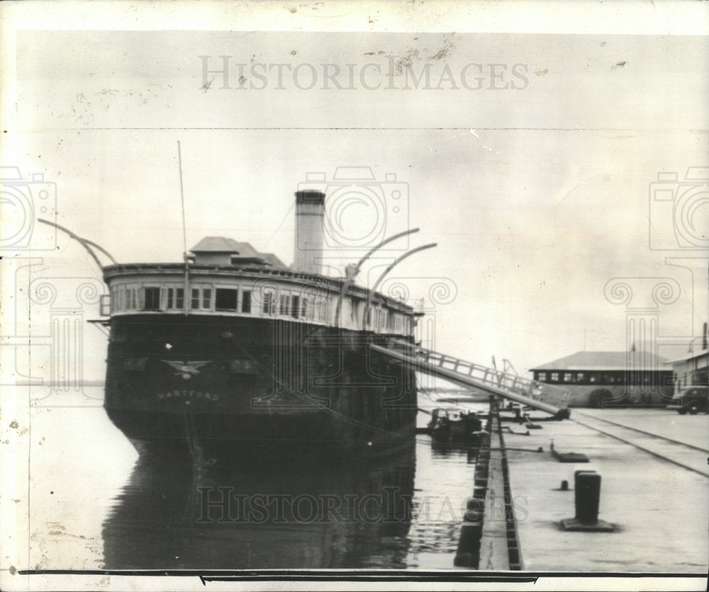 1938 Press Photo Farragut&#39;s Flagship To Be Restored - Historic Images