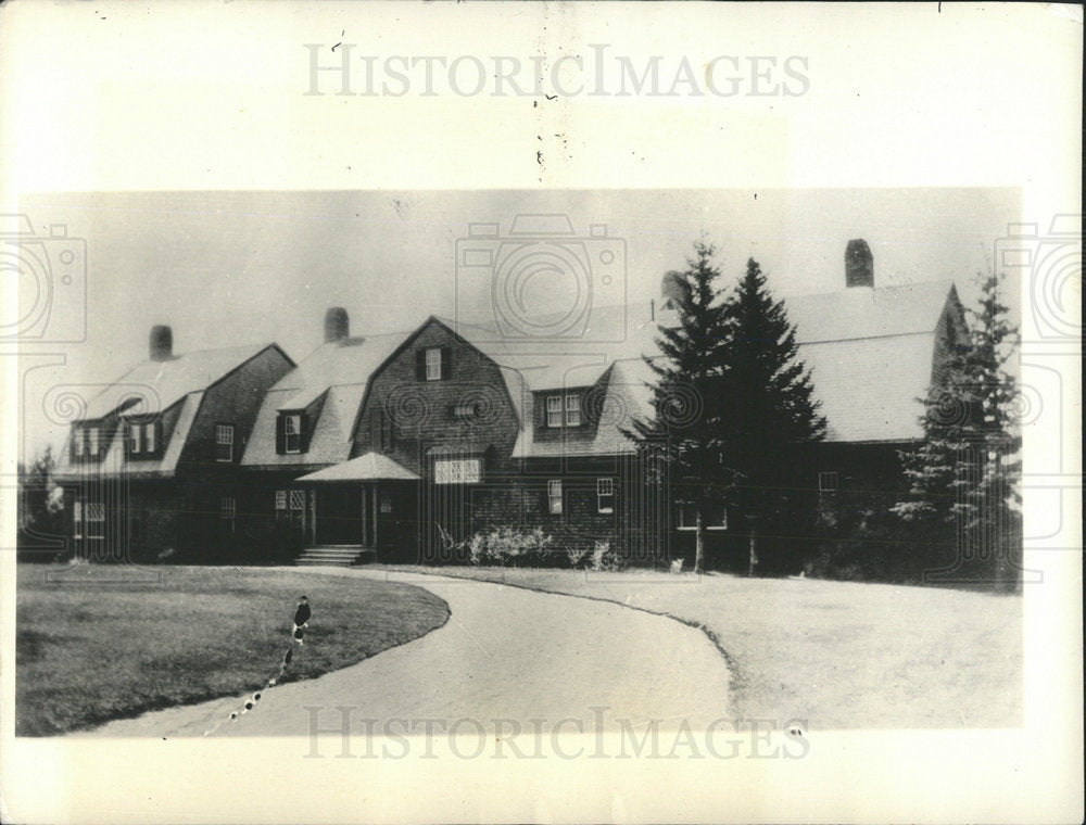 1933 Press Photo Roosevelt Vacation Salt Nova Scotia - Historic Images