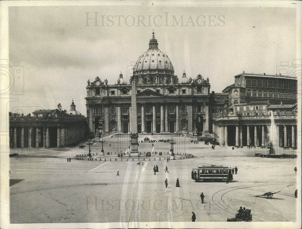 1936 Press Photo St.Peters Church Rome Pope Pius XI  - Historic Images