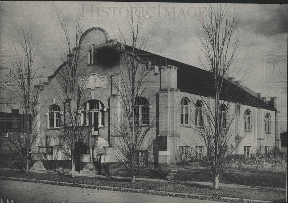 Press Photo Steele Gymnasium building Avenue  - Historic Images