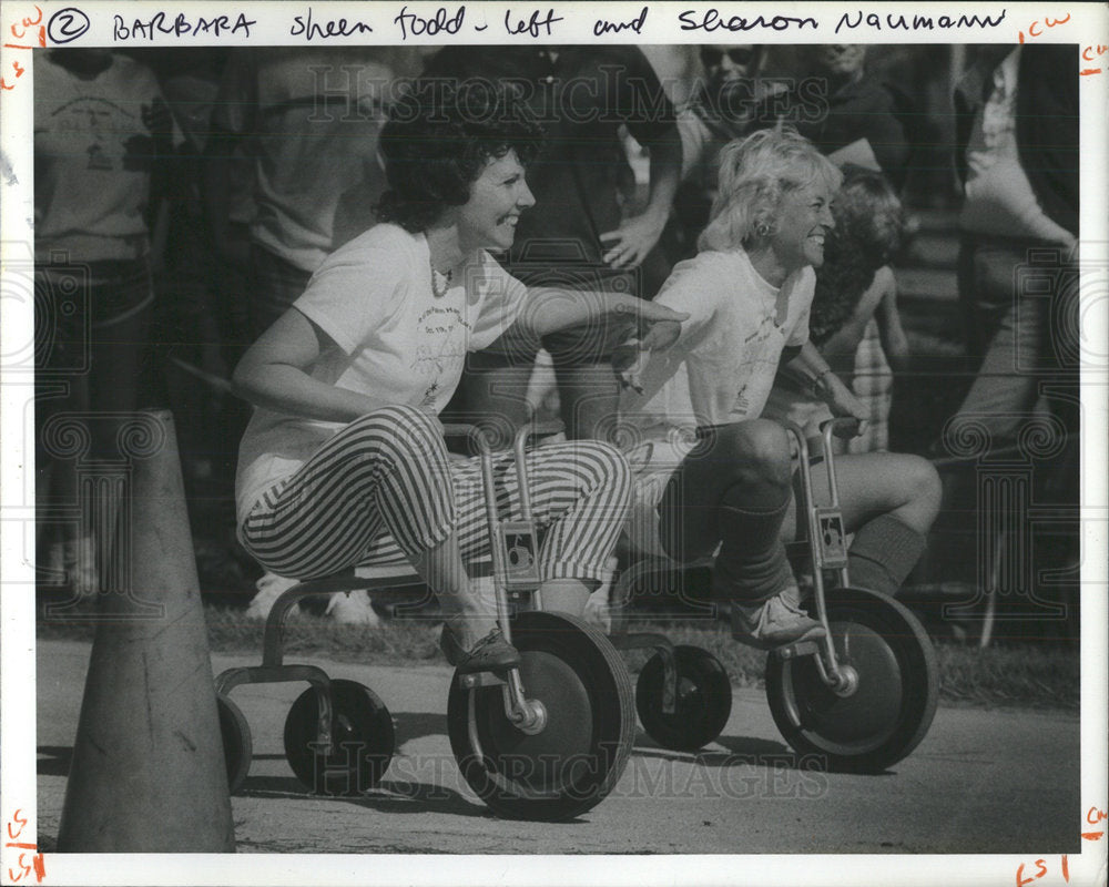 1985 Press Photo Racer County Commissioner Barbara Todd - Historic Images