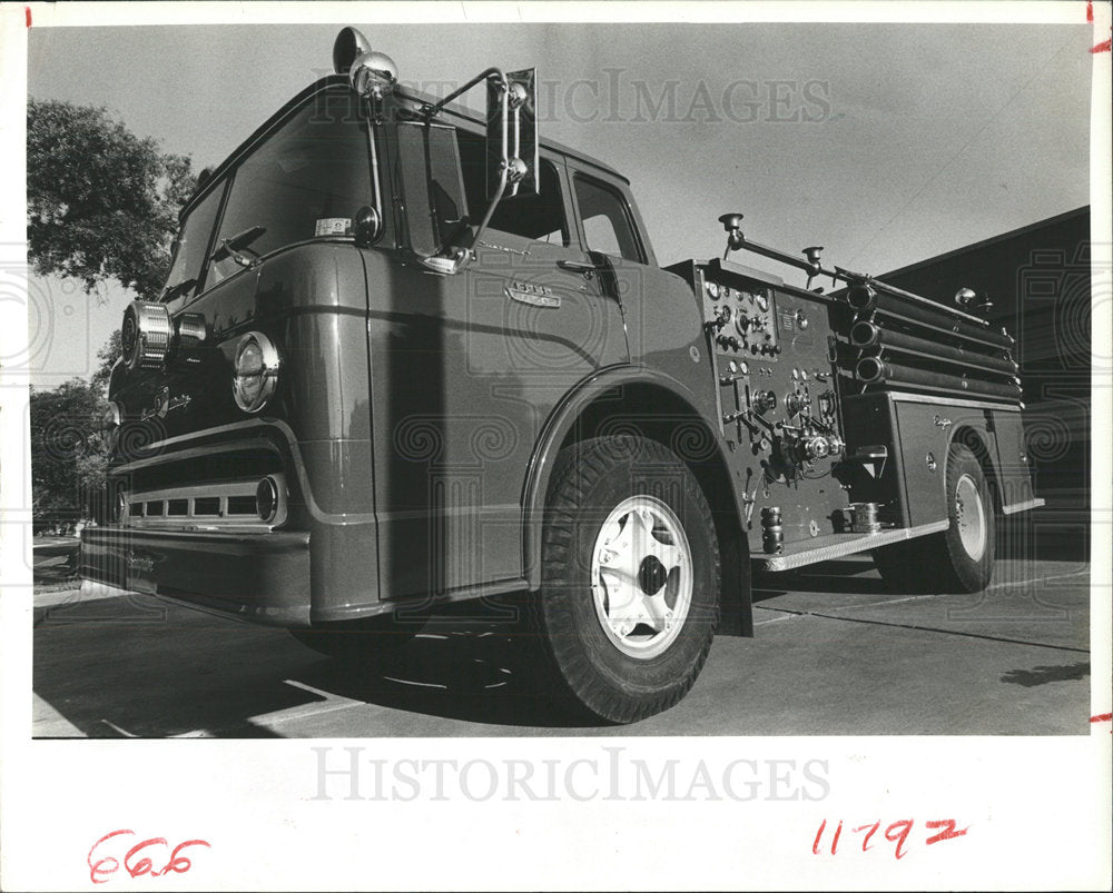 1980 Press Photo Palm Harbor Fire Department - Historic Images