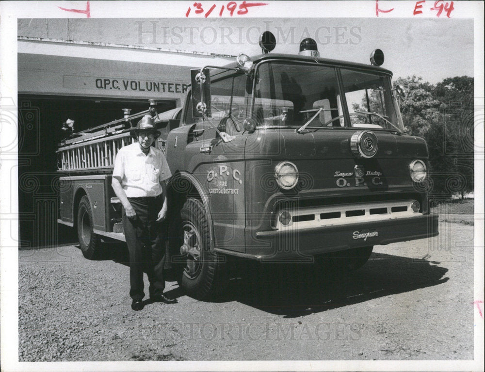 1970 Press Photo Palm Harbor Fire Department - Historic Images