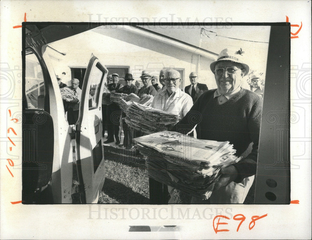 1974 Press Photo Holiday United Church Men Fellowship  - Historic Images