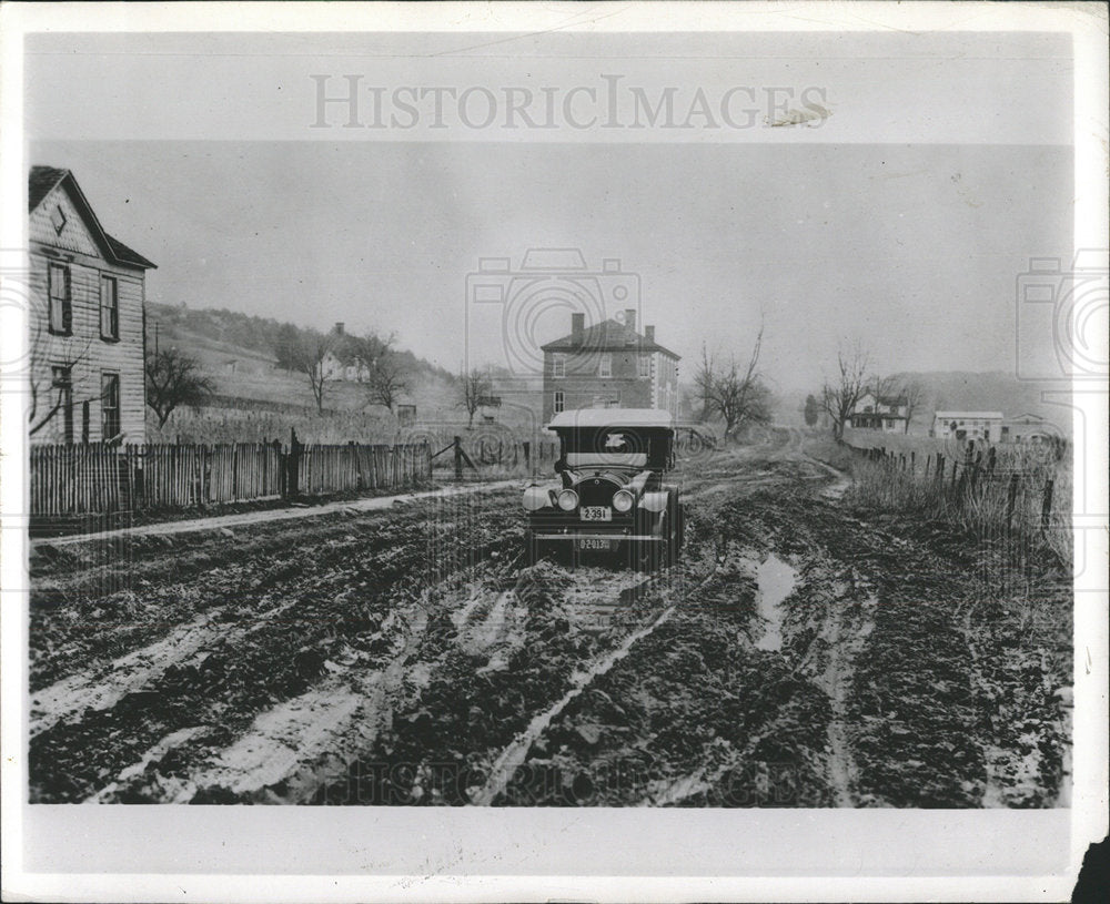Press Photo Road Street United States Machine Picture  - Historic Images