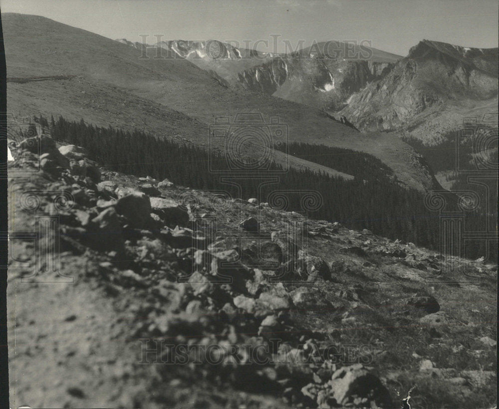 Press Photo mountainside Denver Tourist Bureau - Historic Images