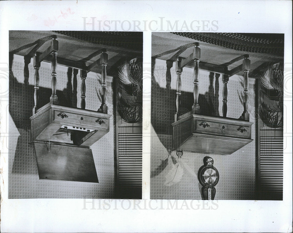 Press Photo Record Player - Historic Images