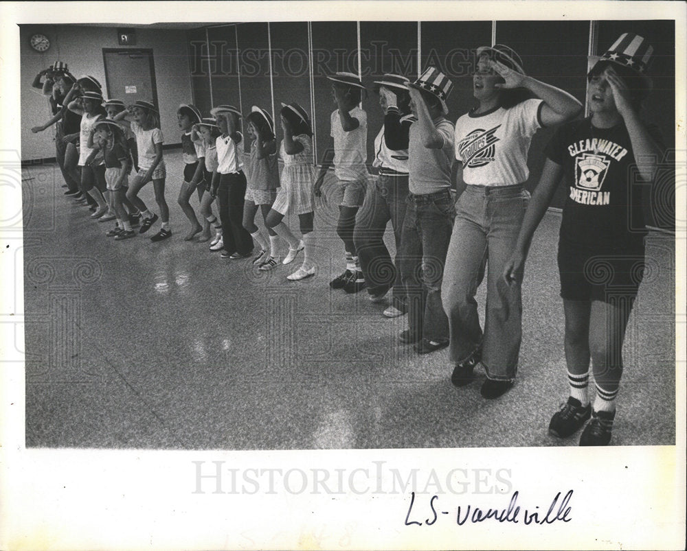 1978 Press Photo Kids Vaudeville Workshop do Paces - Historic Images