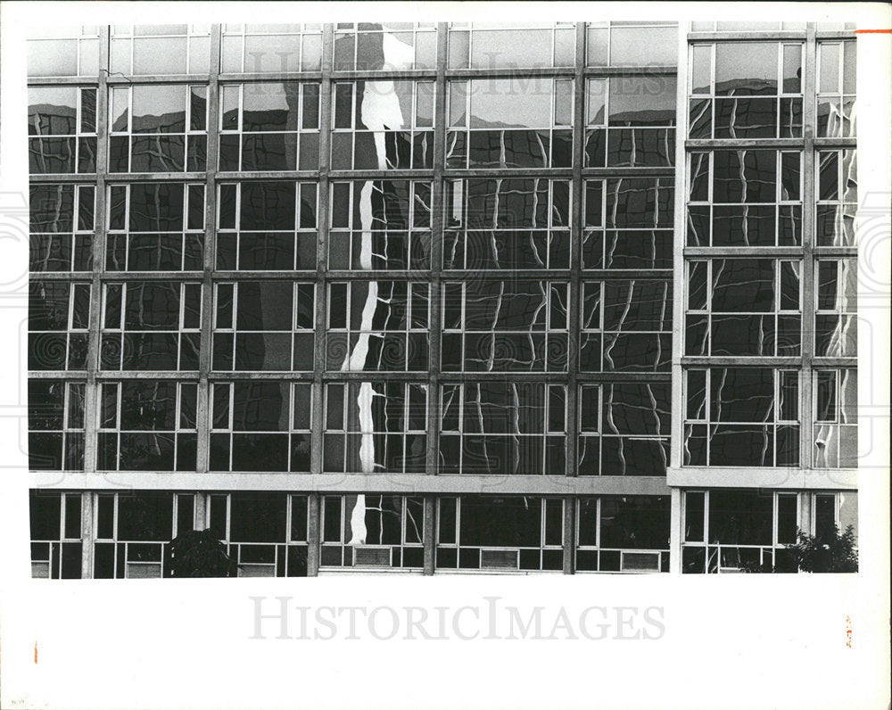 1980 Press Photo Walles pictures glass class Clearwater - Historic Images