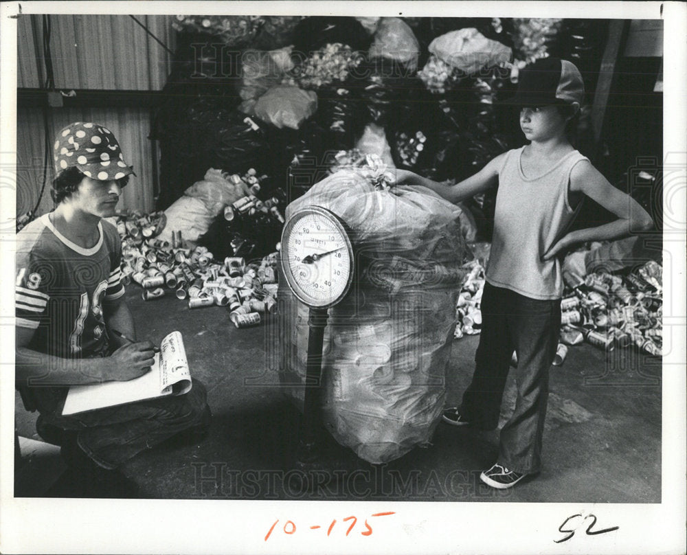 1978 Photo Can Recycling At American Reclamation Center - Historic Images