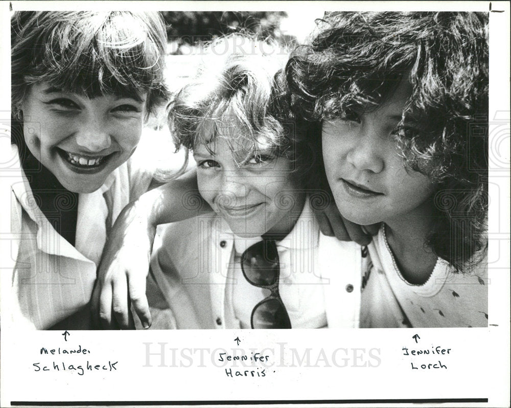 1987 Press Photo children Northwest Youth Center - Historic Images