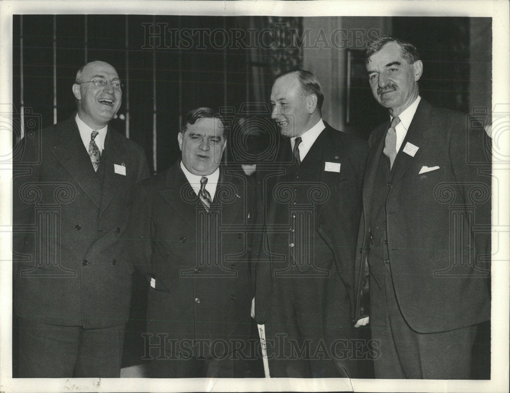 1935 Press Photo 3rd Annual US Conference of Mayors - Historic Images