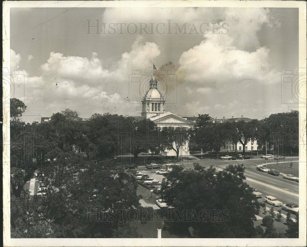 1974 Press Photo Tallahassee's Highest Hill, Capitol  - Historic Images