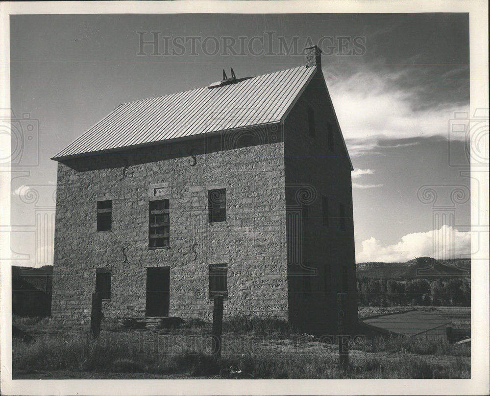 1952 Press Photo Little Town Cimarron Northwestern - Historic Images
