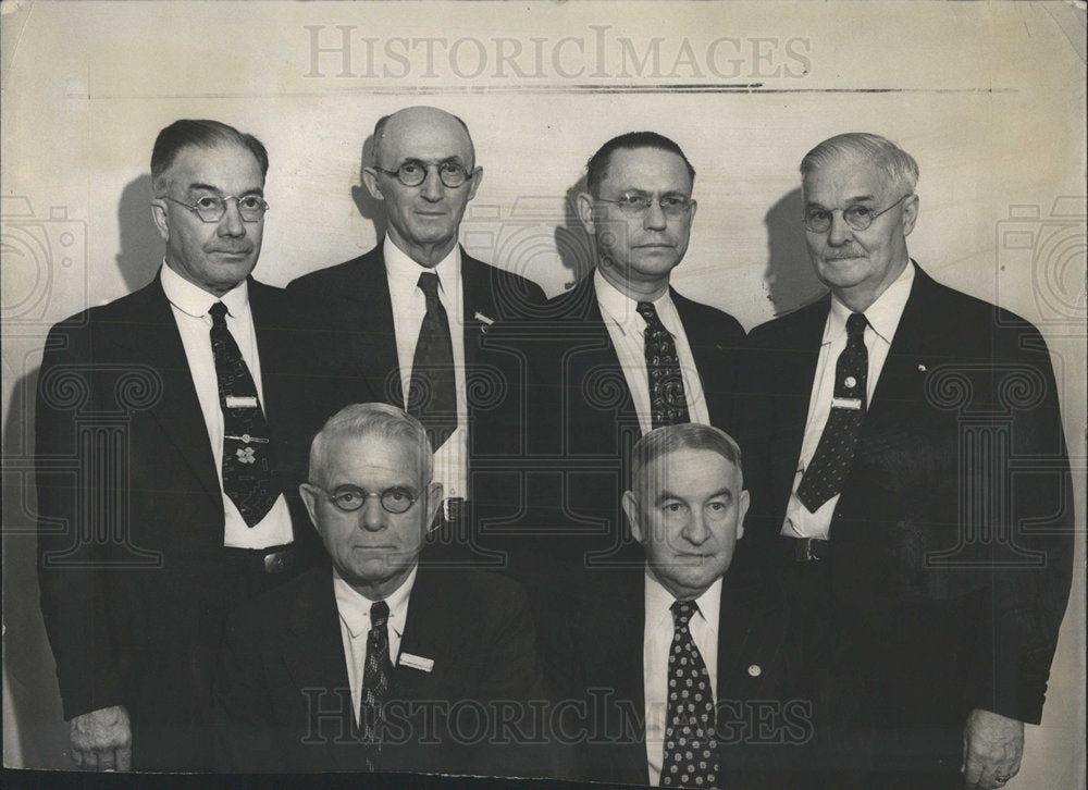 1937 Press Photo United States Pensioners Denver Meet  - Historic Images
