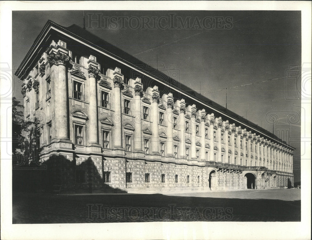 1938 Press Photo Czernin Palace in Prague is Shown - Historic Images