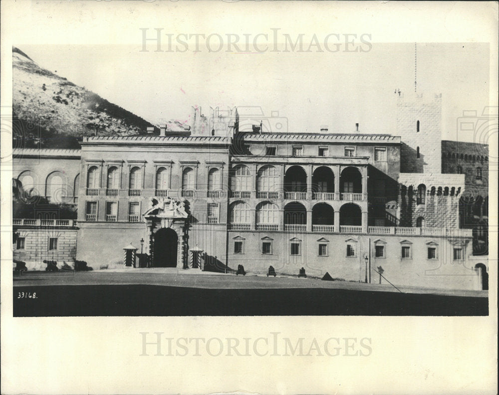 1931 Press Photo Palace/Monte Carlo/Prince Louis 2nd - Historic Images