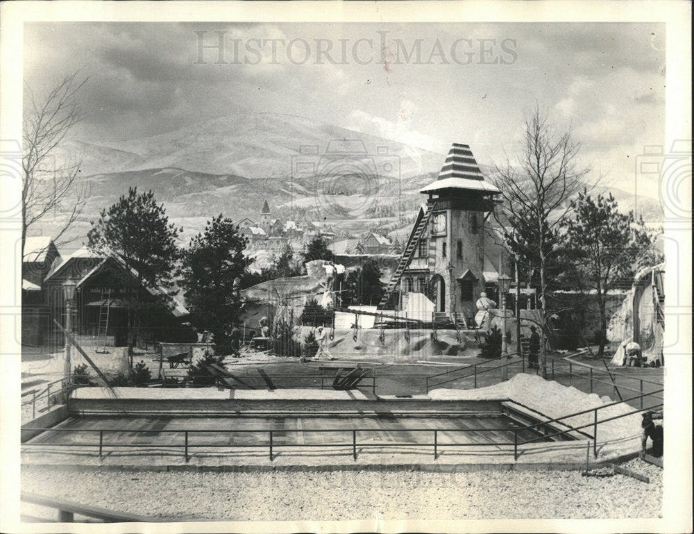 1934 Press Photo Black Forest Village/World's Fair - Historic Images
