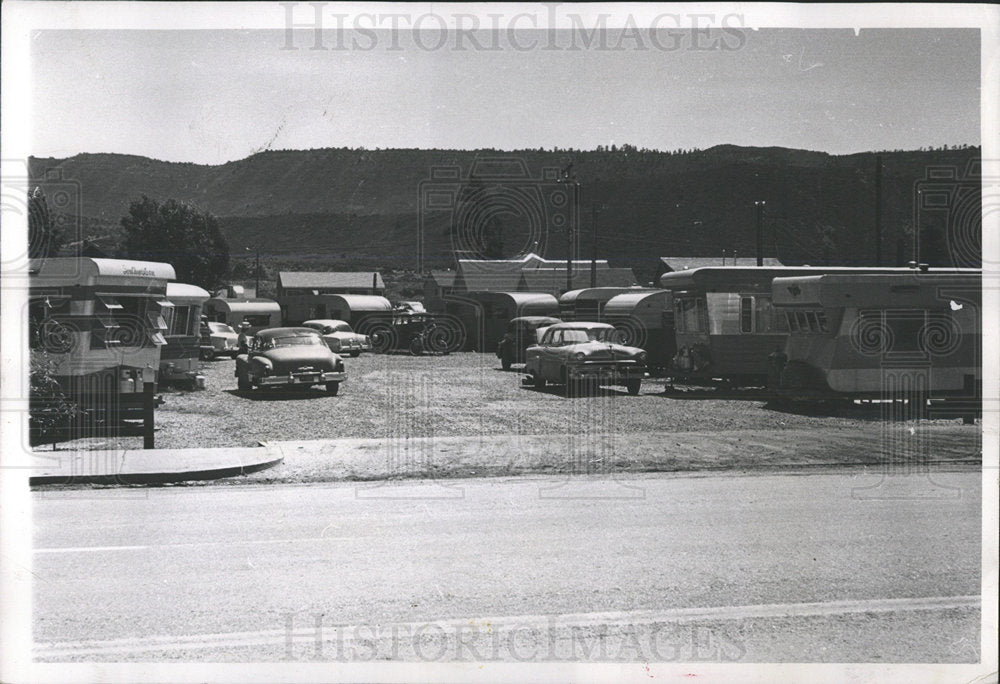 1954 Trailer Courts are Crowded by Resident - Historic Images