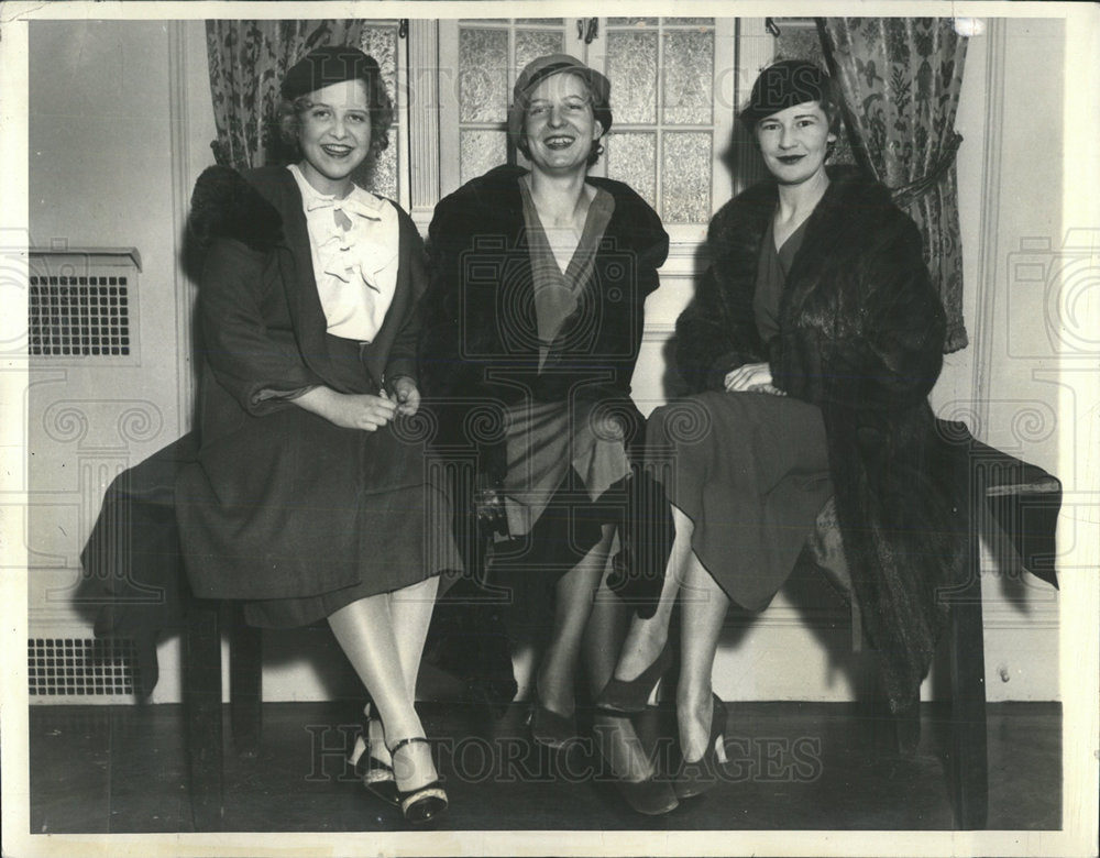 1933 Press Photo Eleanor Branson Elizabeth Wheeler - Historic Images