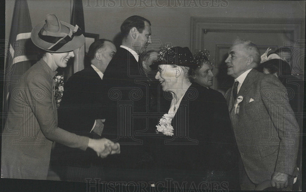 1939 Press Photo Prince Frederik And Princess Ingrid - Historic Images