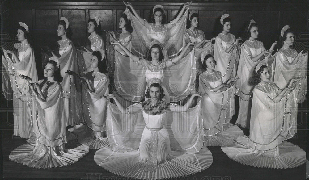 1940 Press Photo Denver Grand Opera company Aida Music - Historic Images