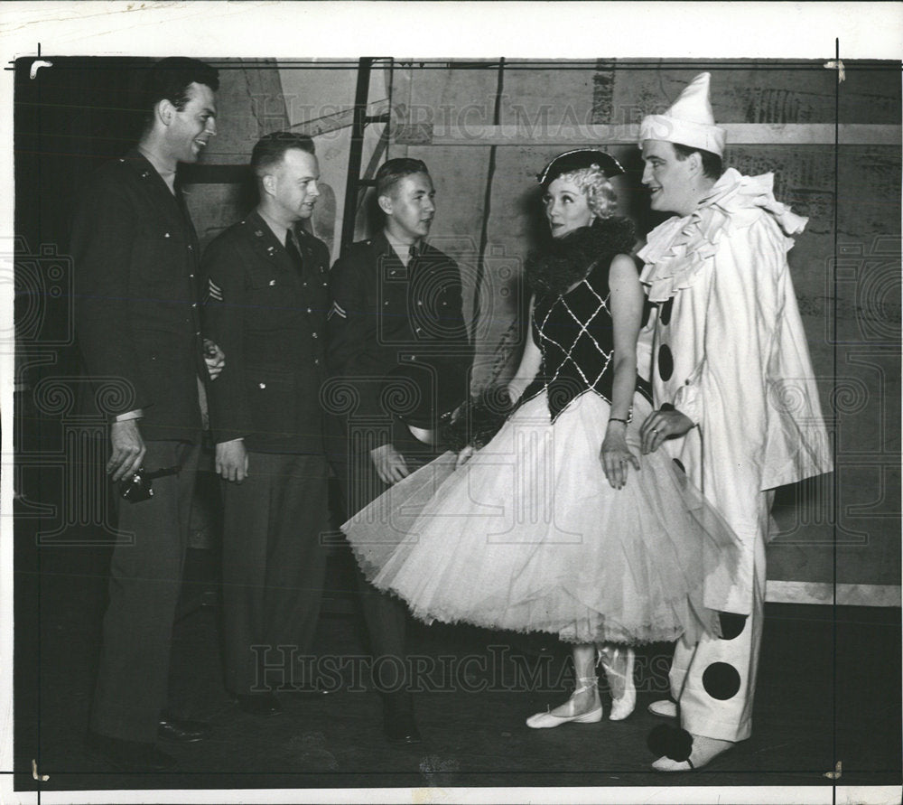 1942 Press Photo Casters Great Opera Denver Colorado - Historic Images