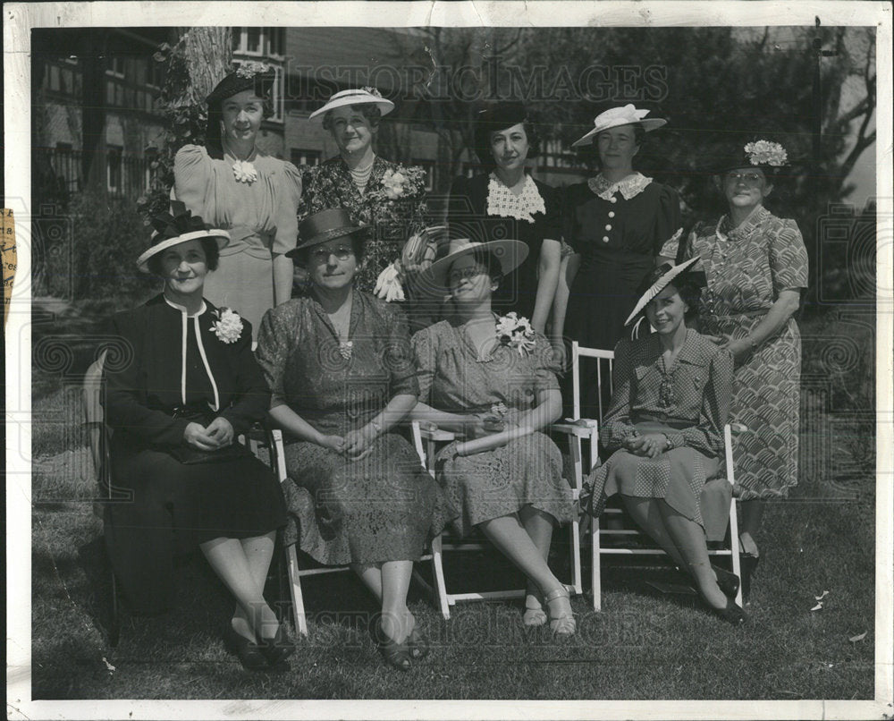 1940 Press Photo Denver Press Council Luncheon Party - Historic Images