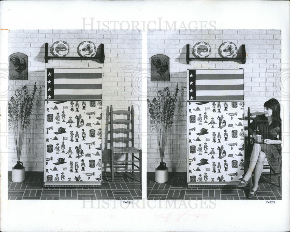 Press Photo Refrigerator Household Appliance Chicago - Historic Images