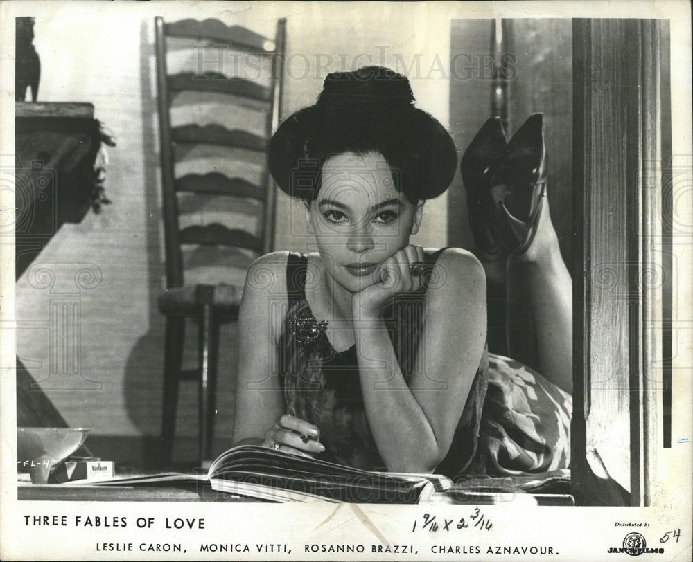 1971 Press Photo Fable love Leslie Caron Rosanno Brazzi - Historic Images