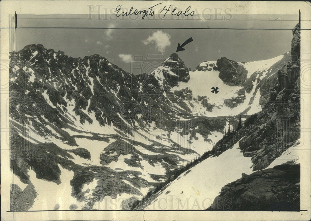 1946 Press Photo Miss Mary Martin Mountain Navaho Peak  - Historic Images