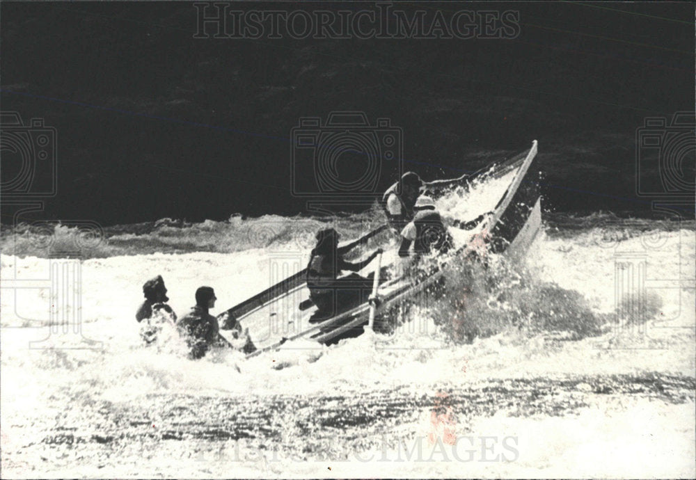 1981 Press Photo Colorado River Boating Grand Canyon - Historic Images