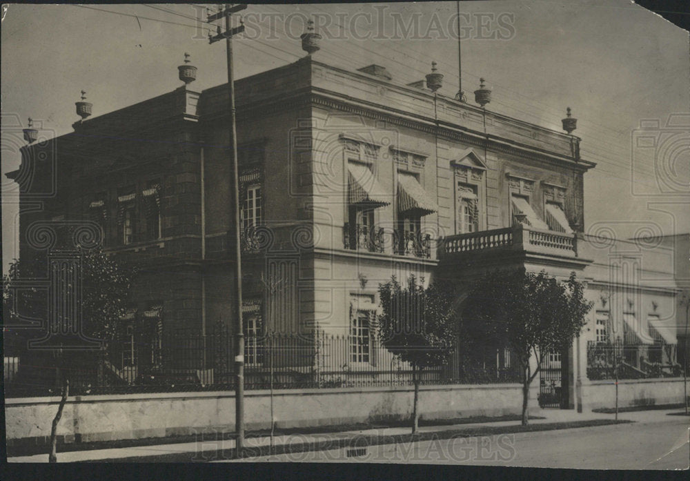 Press Photo British legation Mexico city Building - Historic Images