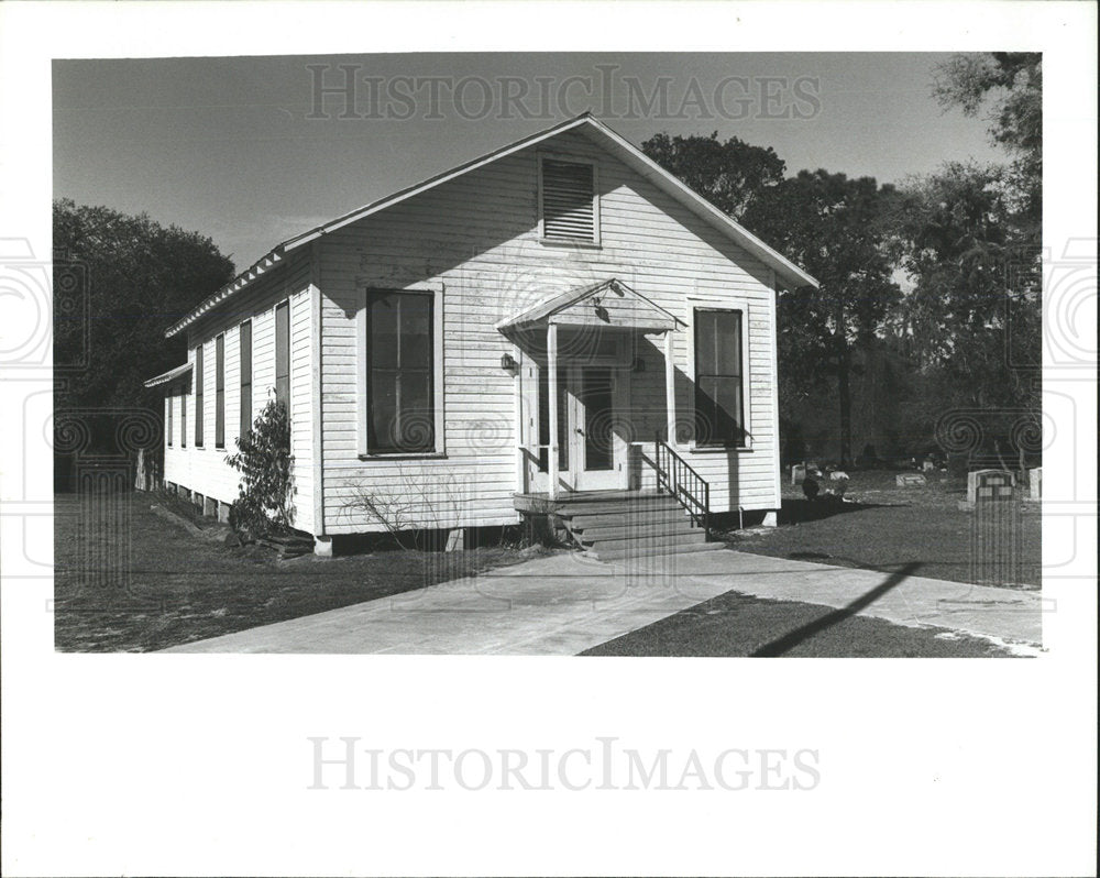 1990 Press Photo Curlew United Methodist Church - Historic Images