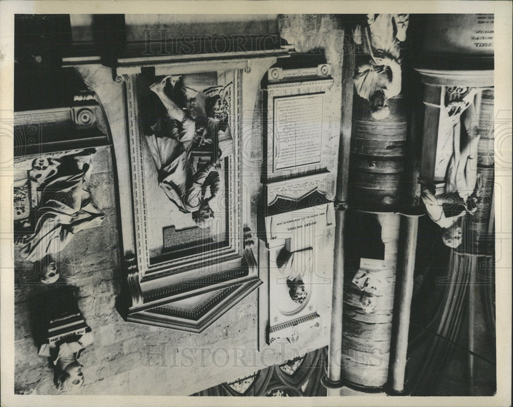 1938 Press Photo Poets Corner Willima Shakespeare - Historic Images