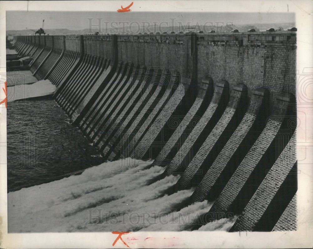 1948 Huge dam on the Nile River - Historic Images