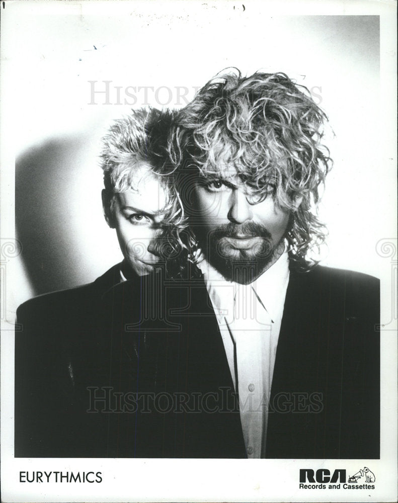 1986 Press Photo Eurythmics Rock Pop Band Music Britain - Historic Images