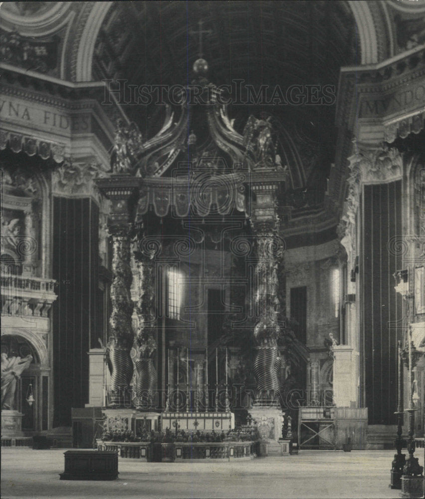 1931 Italy Rome St Peter Cathedral Church-Historic Images