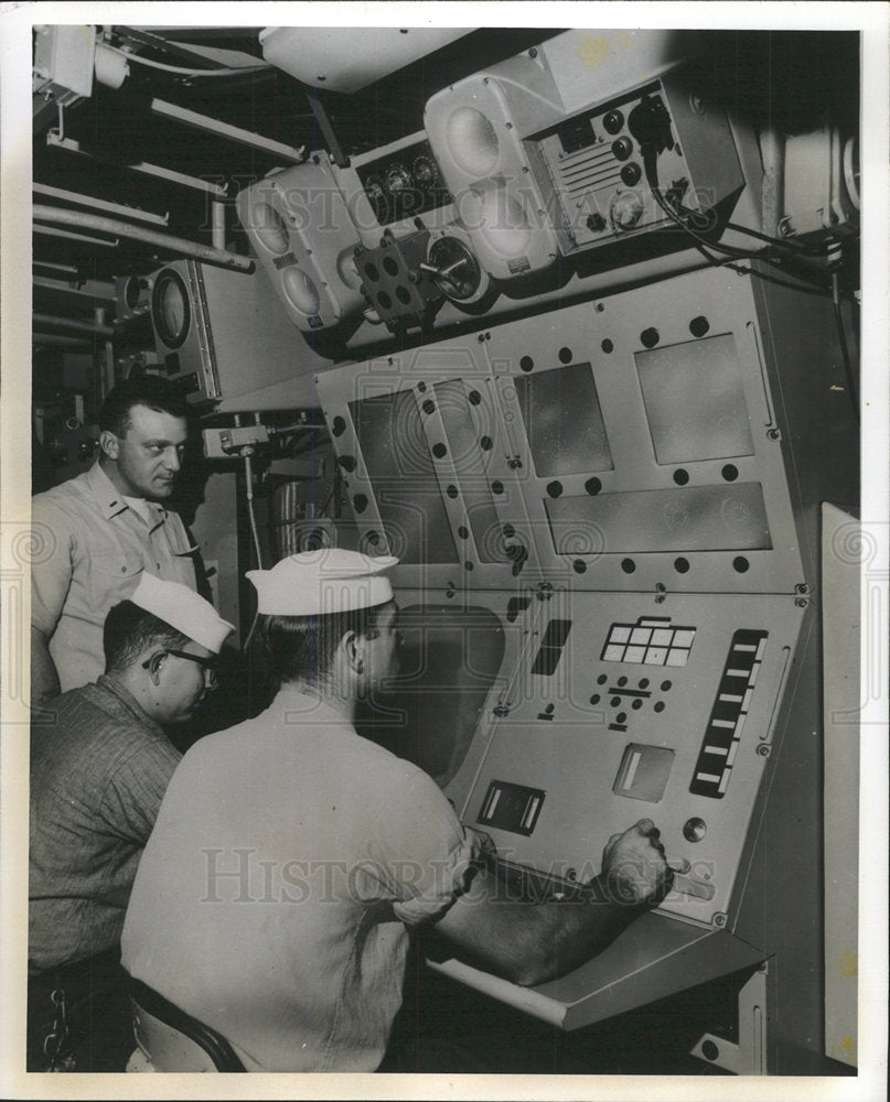 1961 Press Photo Asroc Fire Control System Computer Pic - Historic Images