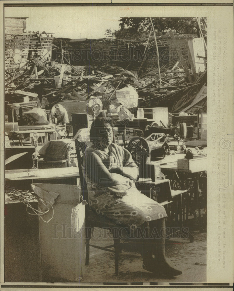 1972 Press Photo Nicaraguan Earthquake Victim - Historic Images