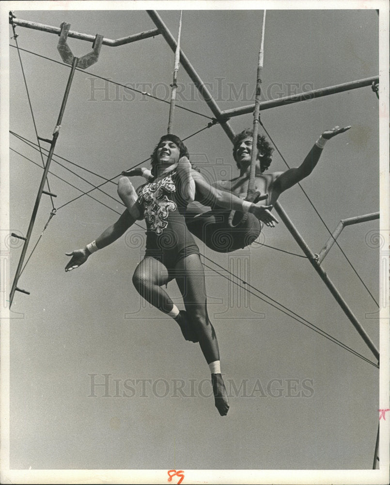 1974 Press Photo Cathy Fletcher Tampa Orrin Lundergren - Historic Images