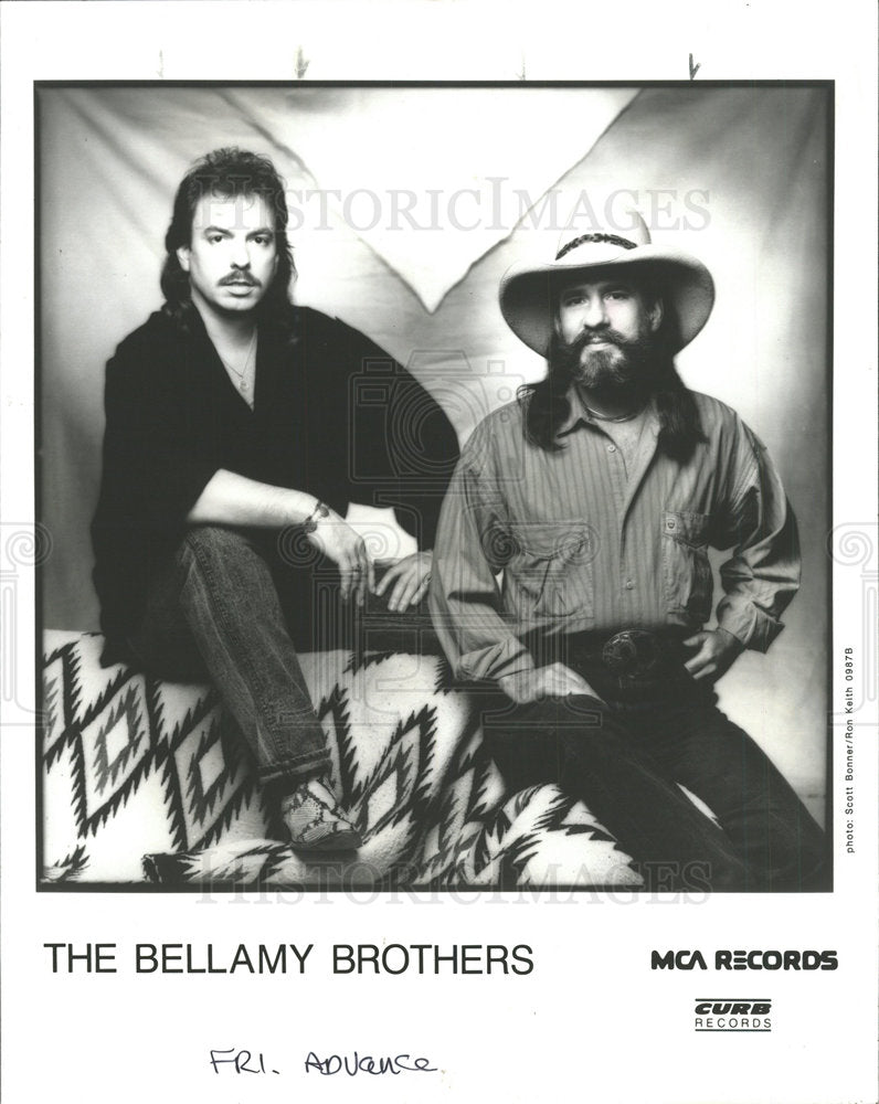 1994 Press Photo Bellamy Brothers Pop Country Music Duo - Historic Images