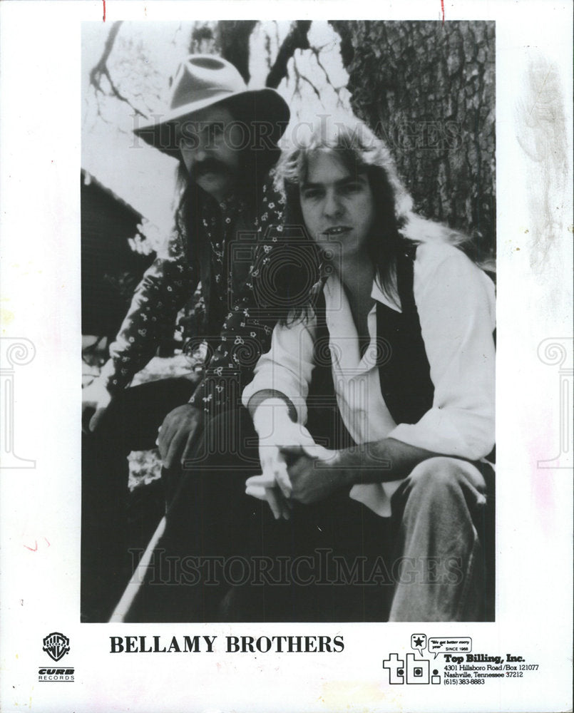 1979 Press Photo Music Group Bellamy Brothers - Historic Images