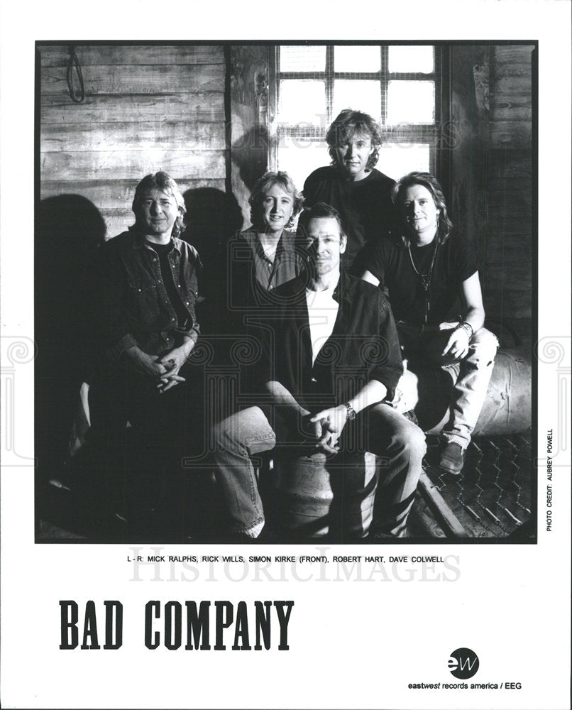 1995 Press Photo Music Group Bad Company - Historic Images