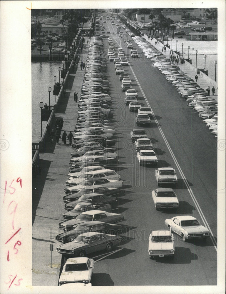 1973 Press Photo St Petersburg Pier Approach - Historic Images