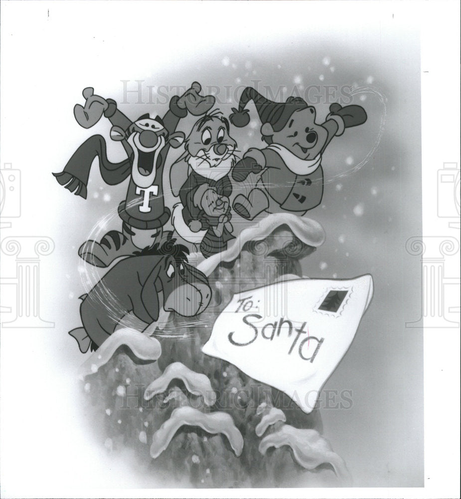 1991 Press Photo" Winnie the Pooh and Christmas Too." - Historic Images